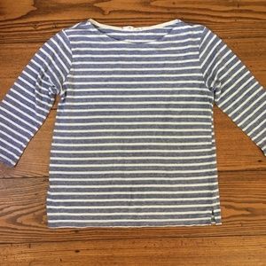 Femme by Tresics Blue & White Stripe Blouse S